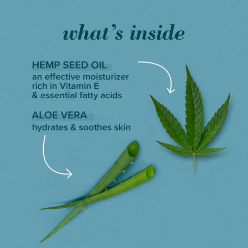 Burt's Bees Cooling Aloe and Hemp Seed Oil Face Wash For Men Perspective: left