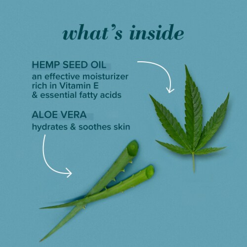 Burts Bees Cooling Aloe and Hemp Shave Cream For Men Perspective: left