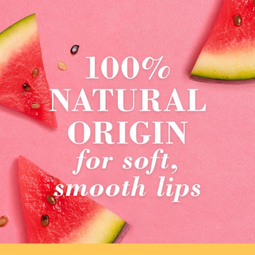 Burt's Bees Squeezy Watermelon Rush Tinted Lip Balm Perspective: left