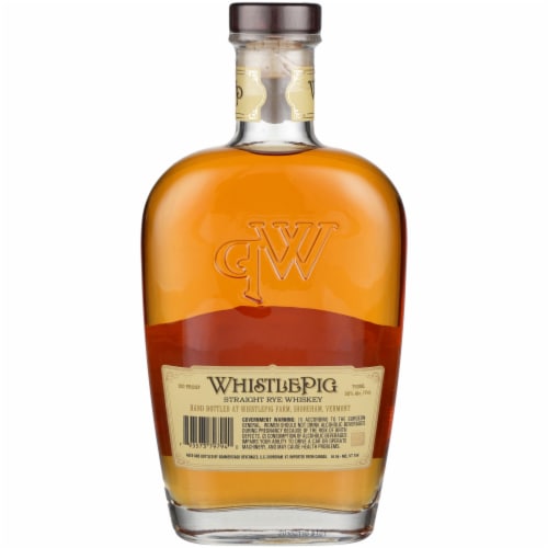 Whistlepig Rye Whiskey Perspective: left