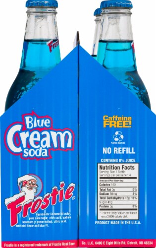 Frostie Blue Cream Soda Perspective: left