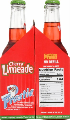 Frostie® Cherry Limeade Soda Perspective: left