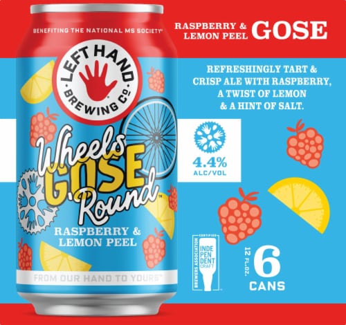 Left Hand Brewing Co. Wheels Gose 'Round Beer Perspective: left