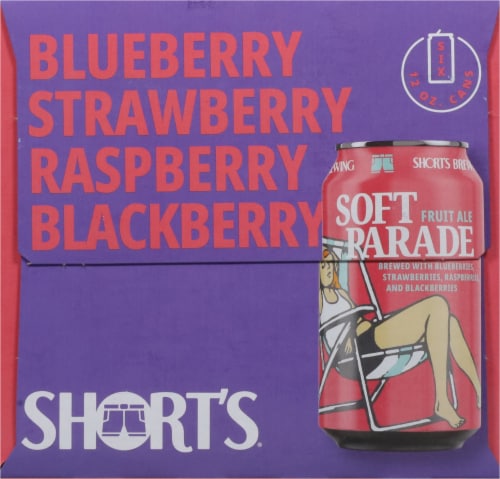 Short's Brewing Soft Parade Fruit Ale Perspective: left