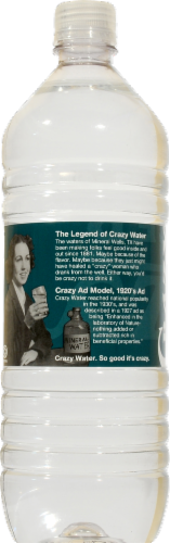 Crazy Water #3 Natural Mineral Bottled Water Perspective: left