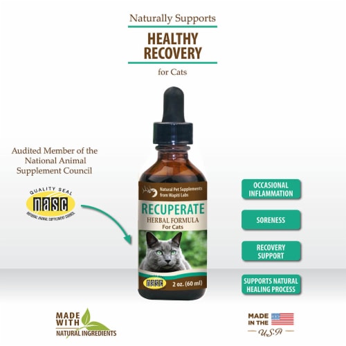 Wapiti Labs Cat Recuperate - Naturally Supports Occasional Inflammation Perspective: left