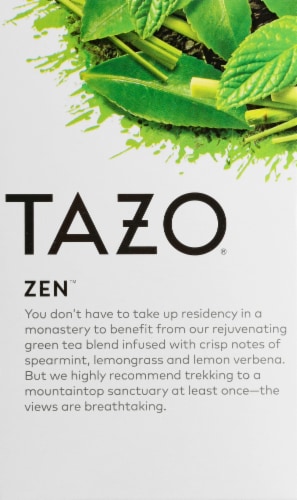 Tazo® Zen™ Green Tea Bags Perspective: left