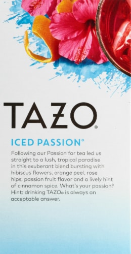 Tazo® Iced Passion Herbal Tea Bags Perspective: left