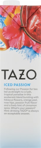 Tazo® Iced Passion® Caffeine-Free Herbal Tea Concentrate Perspective: left