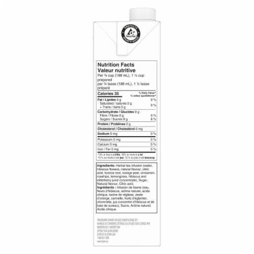 Tazo® Iced Passion® Caffeine-Free Herbal Tea Concentrate Perspective: left