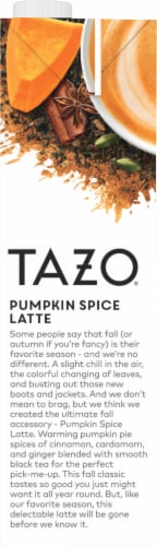 Tazo® Pumpkin Spice Chai Latte Concentrate Perspective: left