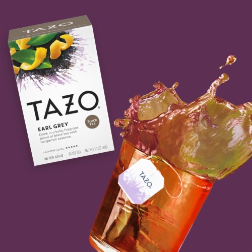Tazo® Earl Grey Black Tea Bags Perspective: left