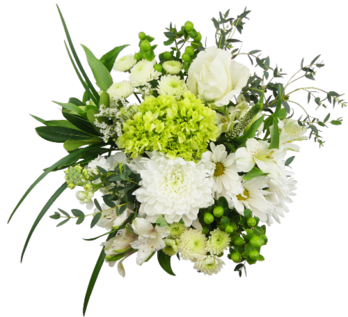 Crown Gem Fresh Cut Flower Bouquet Perspective: left