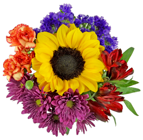 Mother's Day Mommy & Me Fresh Flower Bouquet Perspective: left