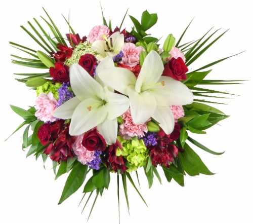 Fabulous Fresh Flowers Bouquet Perspective: left