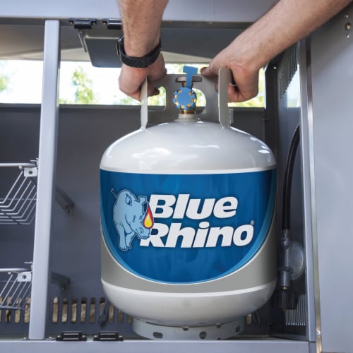 Blue Rhino® No Exchange Propane Tank Perspective: left