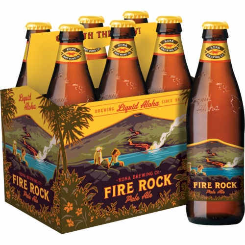 Kona Brewing Co. Fire Rock Pale Ale Perspective: left