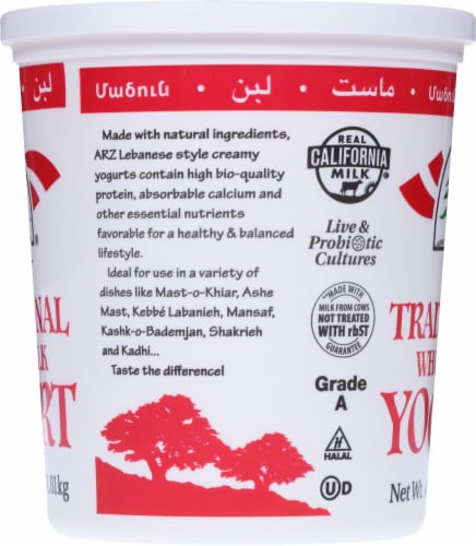 ARZ Dairies Plain Yogurt Perspective: left