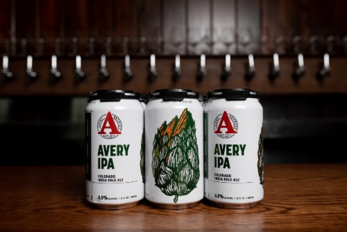 Avery Brewing Co. India Pale Ale Perspective: left