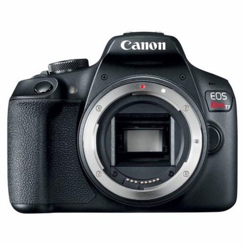 Canon Eos Rebel T7 Dslr Camera + 18-55mm Lens + 75-300mm Lens Kit Perspective: left