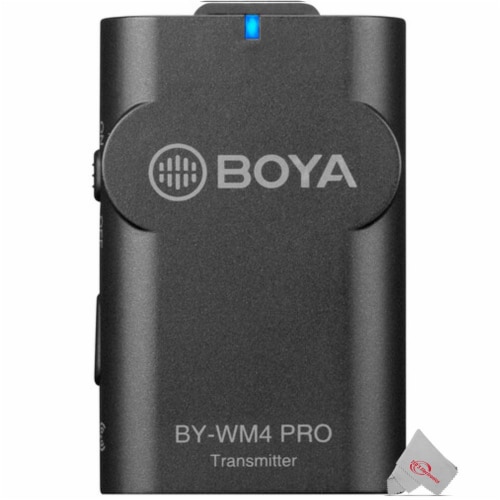 Boya BY-WM4 Pro k2 Dual-Channel Digital Wireless Microphone Perspective: left
