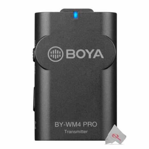 Boya BY-WM4 Pro k2 Dual-Channel Digital Wireless Microphone Perspective: left