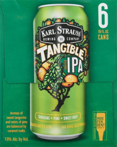 Karl Strauss Brewing Company Tangible Fruited IPA Perspective: left