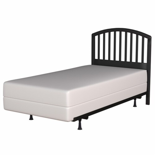 Hillsdale Carolina Headboard - Twin - w/Rails - Black Perspective: left