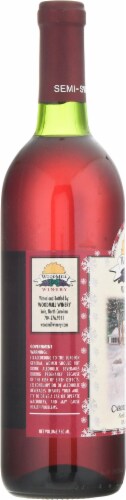 Woodmill Winery Carolina Christmas Mon Amour Semi-Sweet Rose Wine Perspective: left