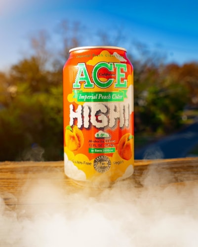ACE HIGH Imperial Peach Cider Perspective: left