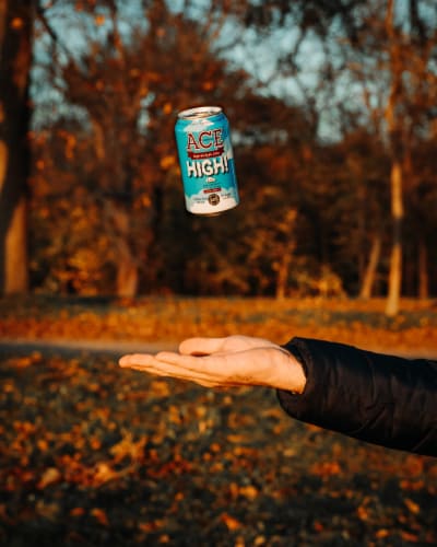 Ace Cider™ High! Imperial Apple Cider Perspective: left
