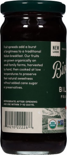 Bionaturae® Organic Bilberry Fruit Spread Perspective: left