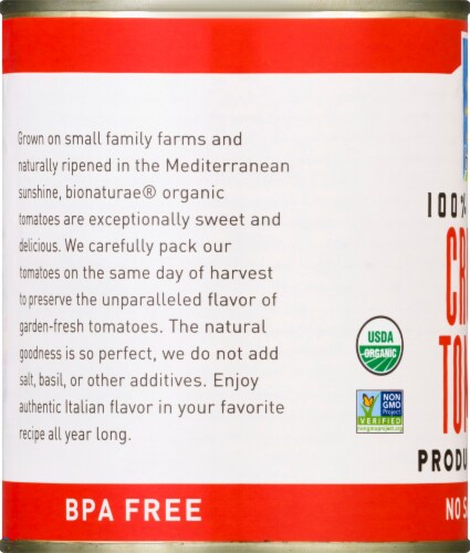 Bionaturae Organic Crushed Tomatoes Perspective: left