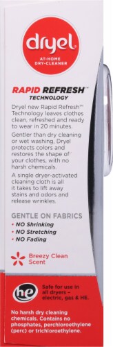 Dryel® At-Home Dry Cleaning Laundry Supplies Perspective: left