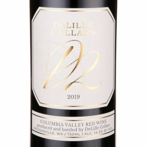 DeLille Cellars D2 Red Wine Perspective: left
