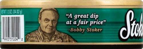 Stoker's Long Cut Wintergreen Snuff Perspective: left