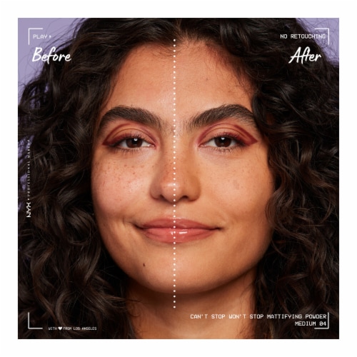 NYX Professional Makeup Can't Stop Won't Stop Medium Mattifying Powder Perspective: left