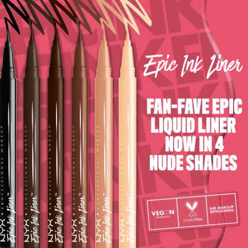 NYX Professional Makeup Epic Ink Liner Waterproof 01 Black Perspective: left