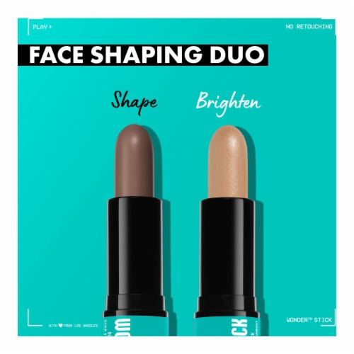 NYX Professional Makeup Wonder Stick Highlight + Contour Face Stick 02 Universal Light Perspective: left