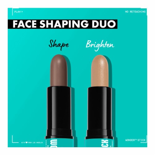 NYX Professional Makeup Wonder Stick Highlight + Contour Face Stick 07 Deep Perspective: left
