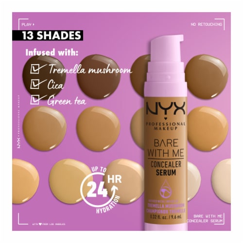 NYX Professional Makeup Bare With Me Concealer Serum 02 Light Perspective: left