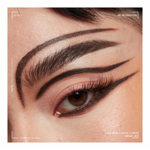 NYX Professional Makeup Epic Wear Liquid Eyeliner 2 Brown Perspective: left