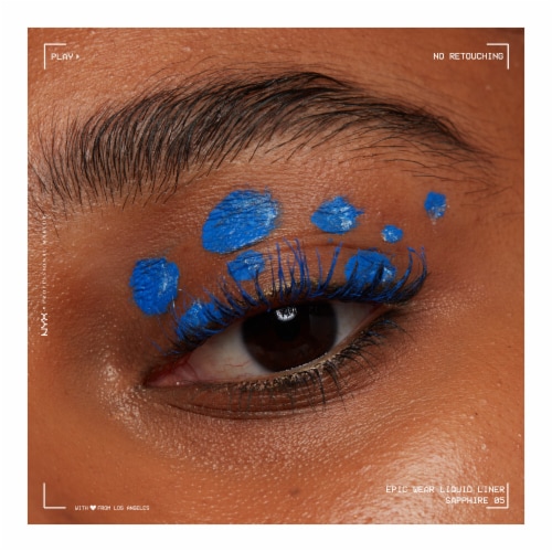NYX Professional Makeup Epic Wear Liquid Eyeliner 5 Sapphire Perspective: left