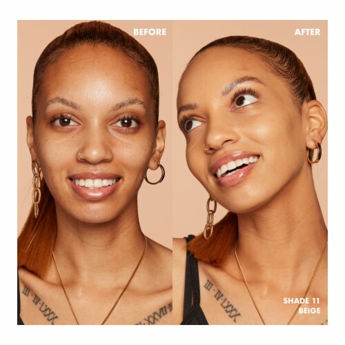 NYX Professional Makeup Total Control Pro Drop Foundation 11 Beige Perspective: left