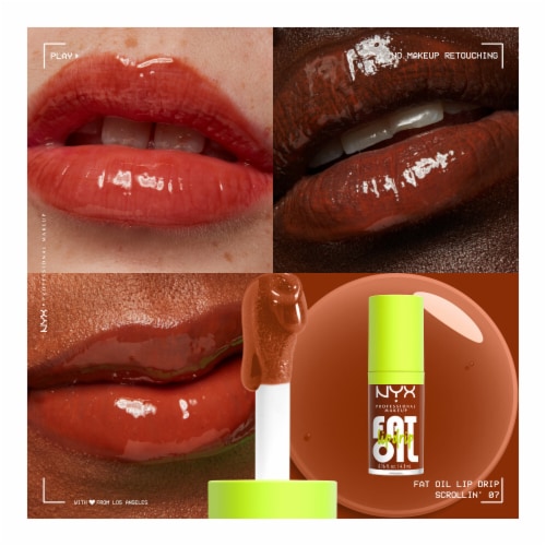 NYX Professional Makeup Fat Oil Lip Drip 07 Scrollin Perspective: left
