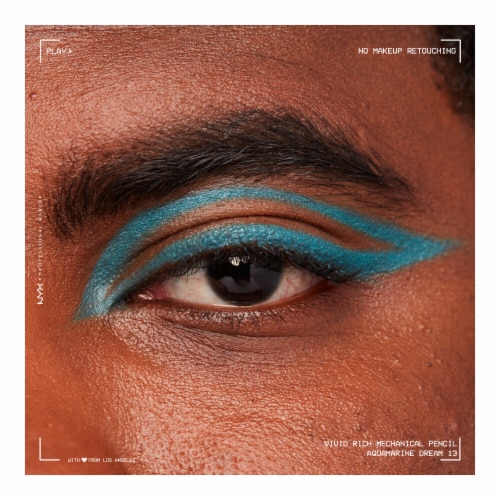 NYX Professional Makeup Vivid Rich Eyeliner 13 Aquamarine Dream Perspective: left