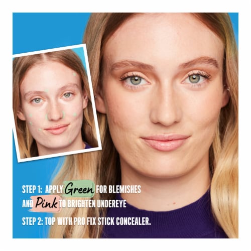 NYX Professional Makeup Pro Fix Stick Correcting Concealer 0.1 Green Perspective: left
