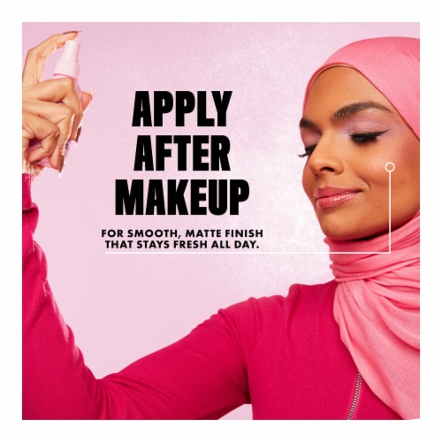 NYX Professional Makeup The Marshmellow Setting Spray Matte Perspective: left
