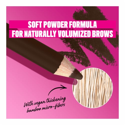 NYX Professional Makeup Powder Louder Brow Pencil 08 Deep Brown Perspective: left