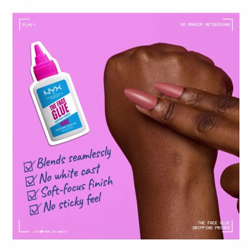 NYX Professional Makeup The Face Glue Primer Perspective: left